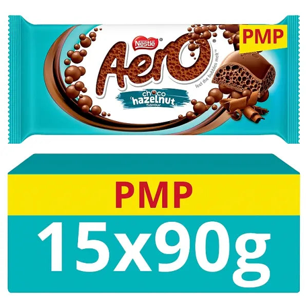 Aero Sharing Bar 90g PMP aerochocolatebar - Hazelnut