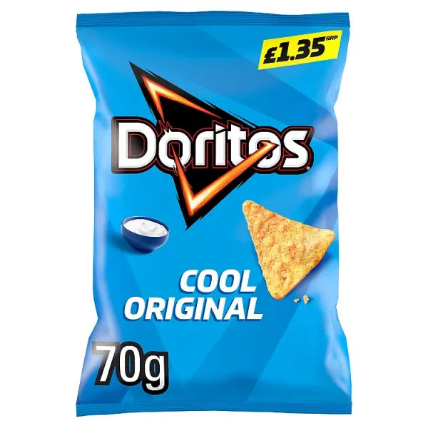 Doritos Crisps snacks crisp 70g - Cool Original