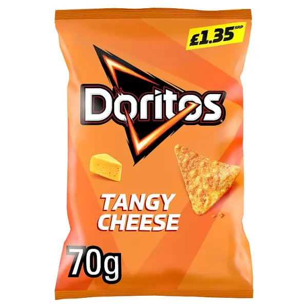 Doritos Crisps snacks crisp 70g - Tangy Cheese