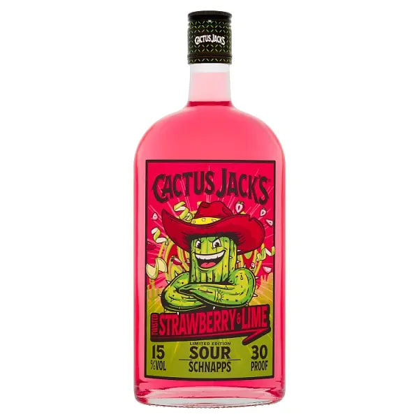Cactus Jack's Flavoured Schnapps cactusjackschnapps - Strawberry & Lime 70cl