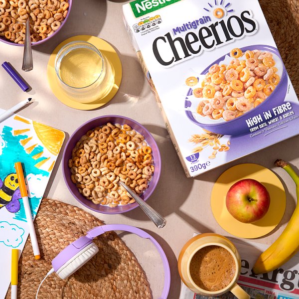 Nestle Breakfast Cereal morningbreakfastcereal nestlebreakfastcereals cereals - Cheerios Multigrain Cereal 390g