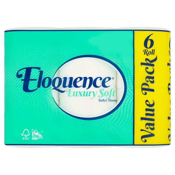 Eloquence 6 Luxury Soft Toilet Tissue Roll TOILETTISSUE