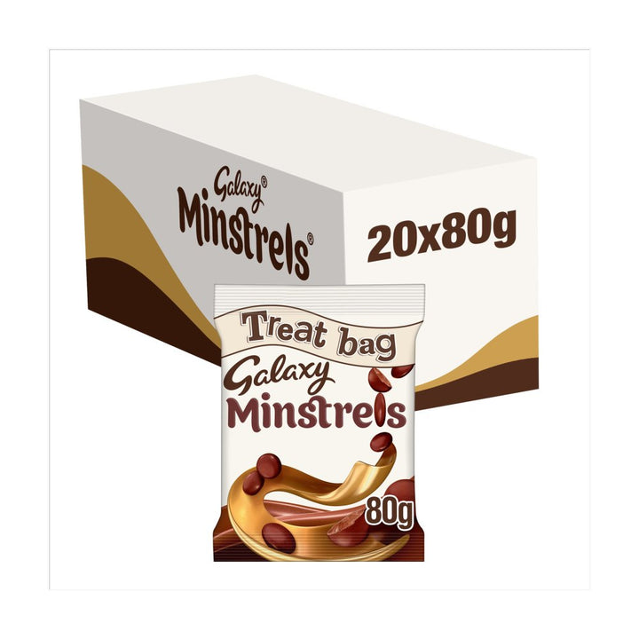 Galaxy Minstrels Milk Chocolate Buttons Treat Bag  80g