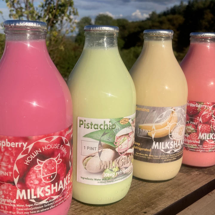 HOLLIN HOUSE FARM MILKSHAKE HOLLINHOUSEFARMMILKSHAKES HOLLINMILKSHAKES - Strawberry