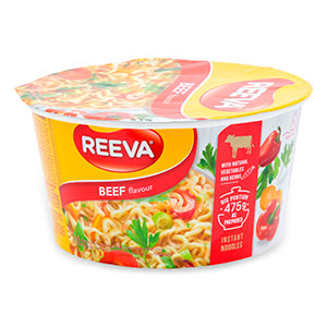 REEVA INSTANT NOODLES 75G REEVANOODLES REEVAINSTANTNOODLES - Beef Flavour