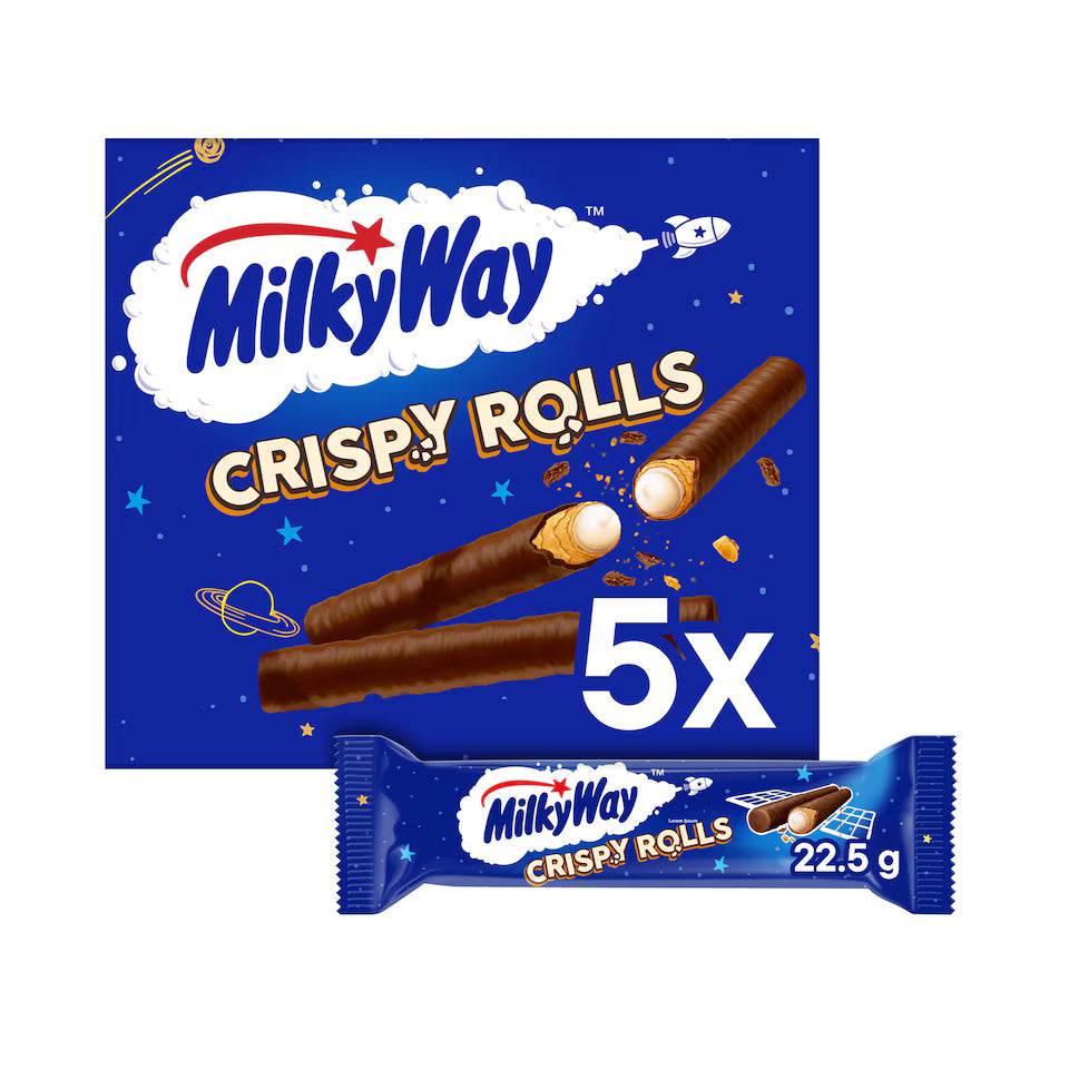 Chocolate Crispy Rolls 5 pack 112.5G Chocolatecrispyrolls5pack