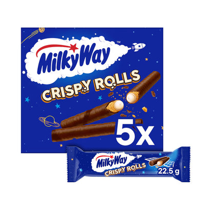 Chocolate Crispy Rolls 5 pack 112.5G Chocolatecrispyrolls5pack