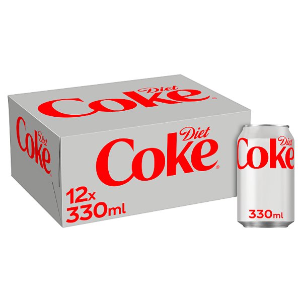 Coke Multipack 12*330ml Cans Coca-Coal Multicans - Coca Cola Diet