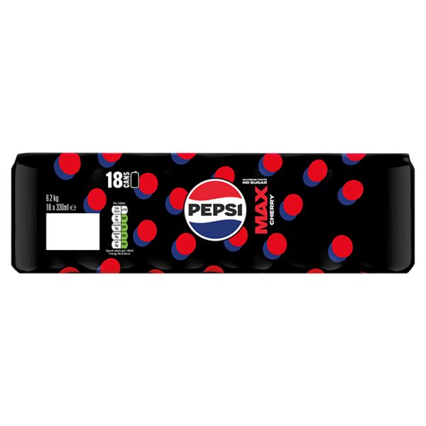 Pepsi Multipack 18*330ml Cans  Pepsimultipack 18cans - Max Cherry