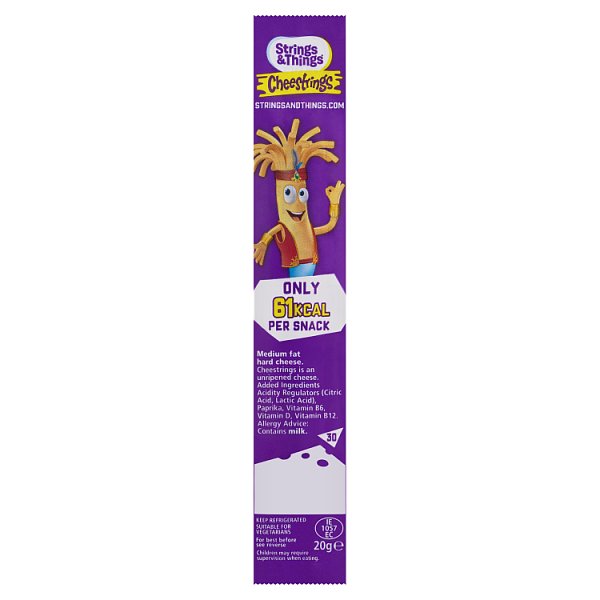 Strings & Things Cheestrings 20g CHEESESTRINGS Cheese Strings Sticks Kidssnacks kids food