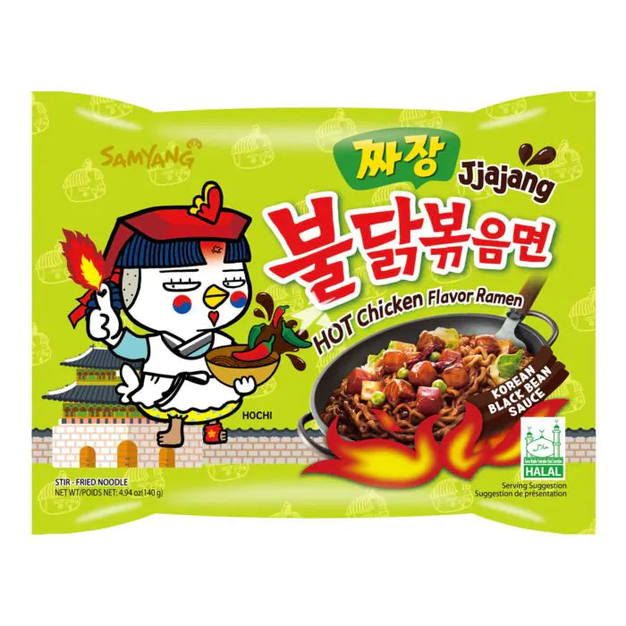 Buldak-Noodles 140g SAMYANG - Jjajang Korean Black Bean Sauce
