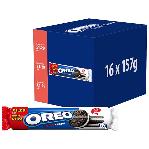 OREO Original  Sandwich Biscuits 154g oreobiscuits - Double Creme