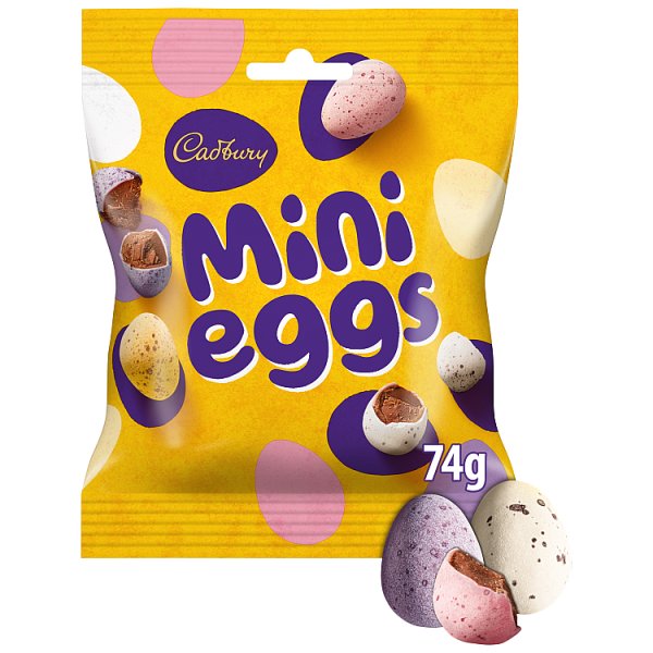 Cadbury Mini Eggs Chocolate Bag 74g easterminieggs
