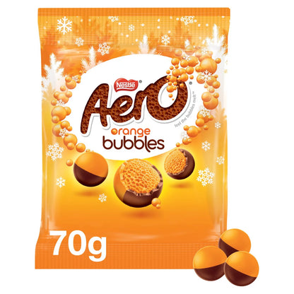 Aero Smooth bubbly milk chocolate pieces.