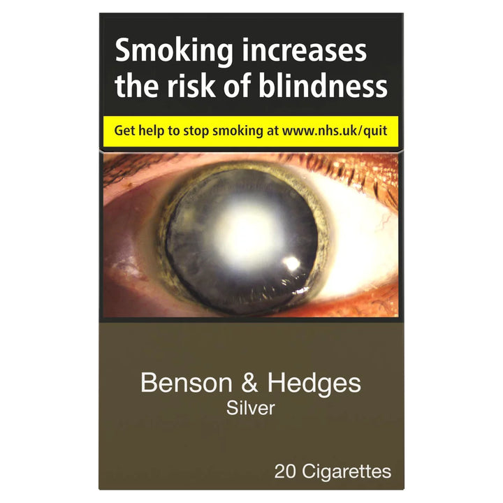 Benson & Hedges Blue Cigarettes and Tobacco - Silver