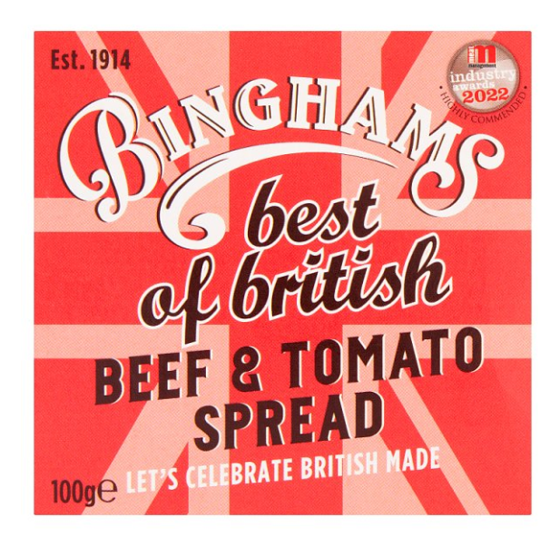 Binghams Beef & Tomato Spread 100g £1.60