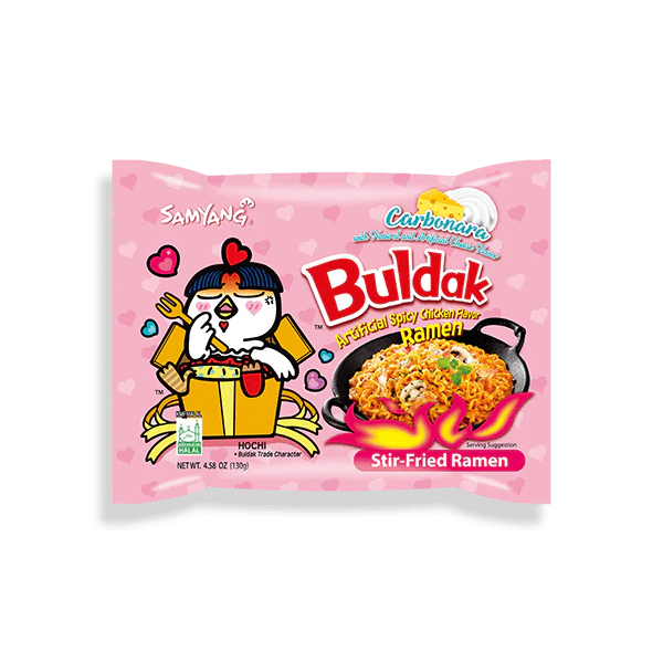 Buldak-Noodles 140g SAMYANG - Chicken Carbonara