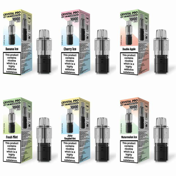 Crystal Pro CP 10k Refill Pods crystalcp10krefillpods 10k puffs pods crystal10kpods - Strawberry Kiwi