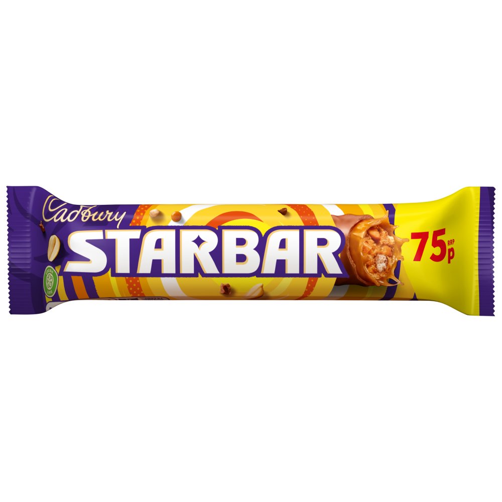 Cadbury Starbar Chocolate Bar 75p PMP 49g