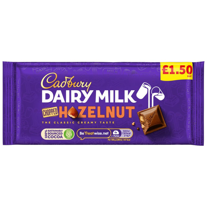 Cadbury Dairy Milk Chocolate Bar - Hazelnut