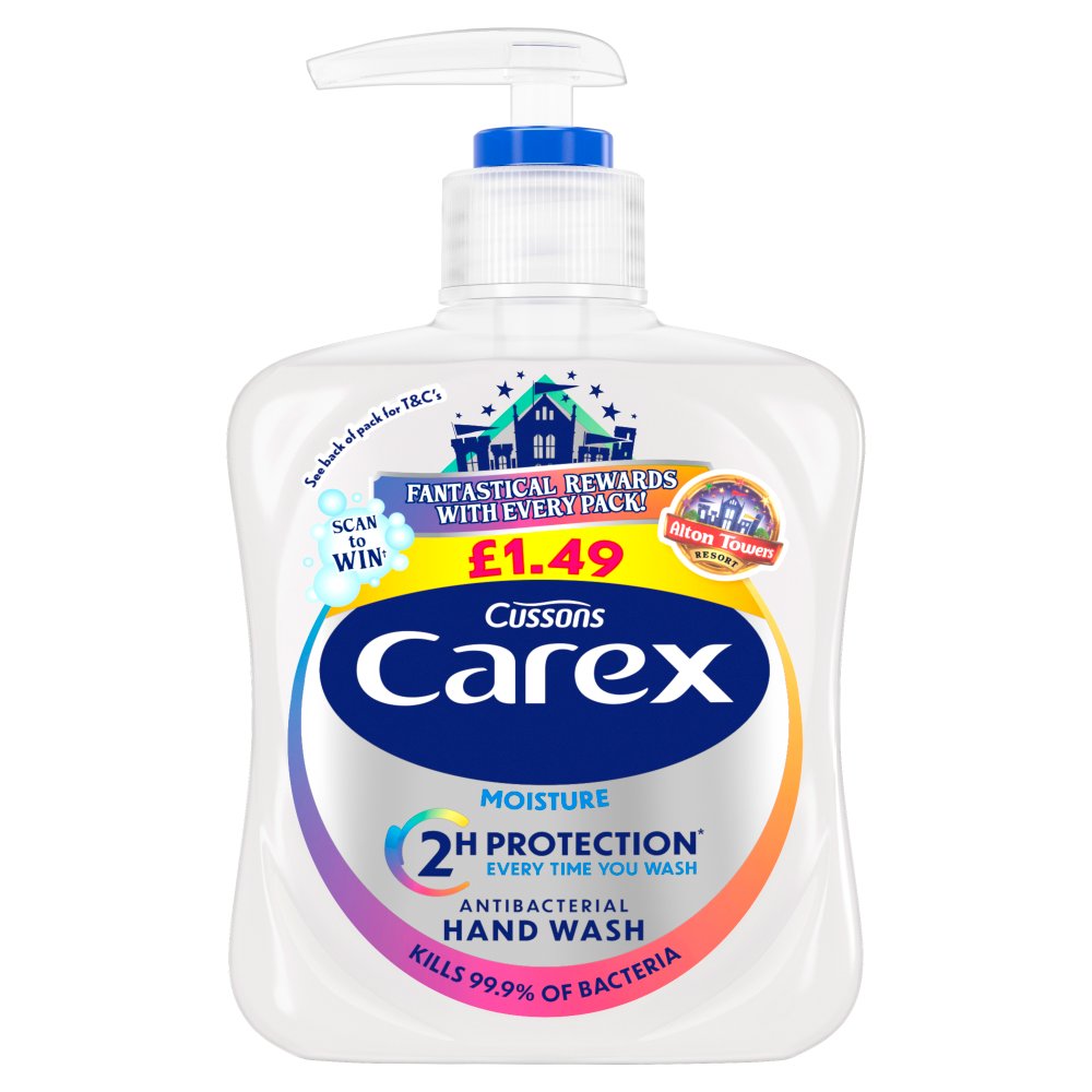 Carex Moisture Antibacterial Hand Wash 250ml