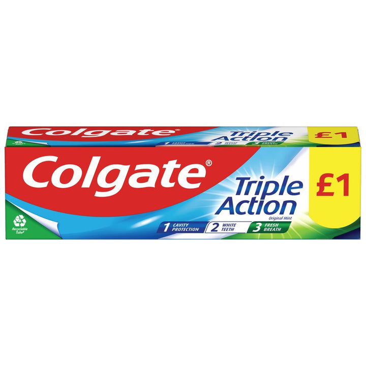 Colgate Triple Action Toothpaste 75ml £1.00pm