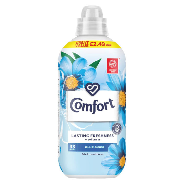Comfort Fabric Conditioner Blue Skies 33 washes (990 ml) 2.49PM