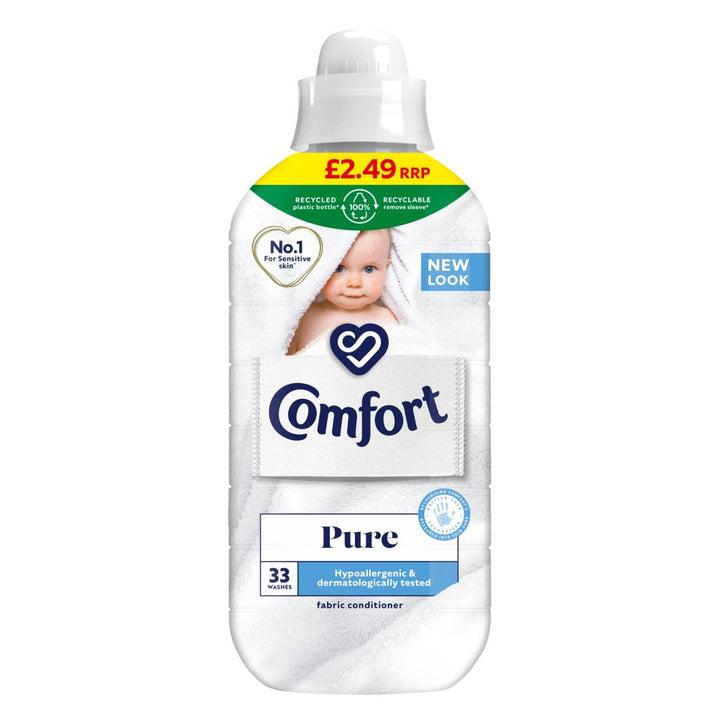 Comfort Sensitive Fabric Conditioner Pure 33 washes (990 ml) £2.49PM