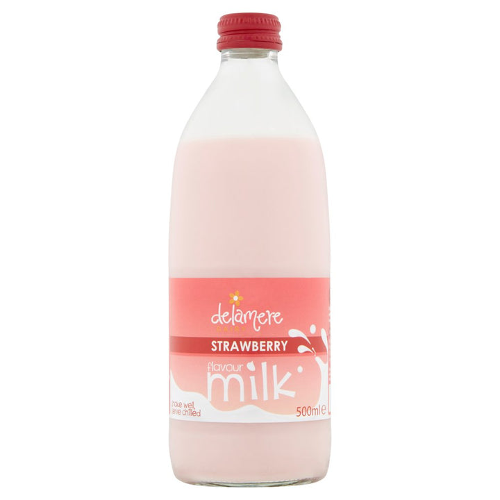 Delamere Dairy Strawberry Flavour Milk 500ml £1.59