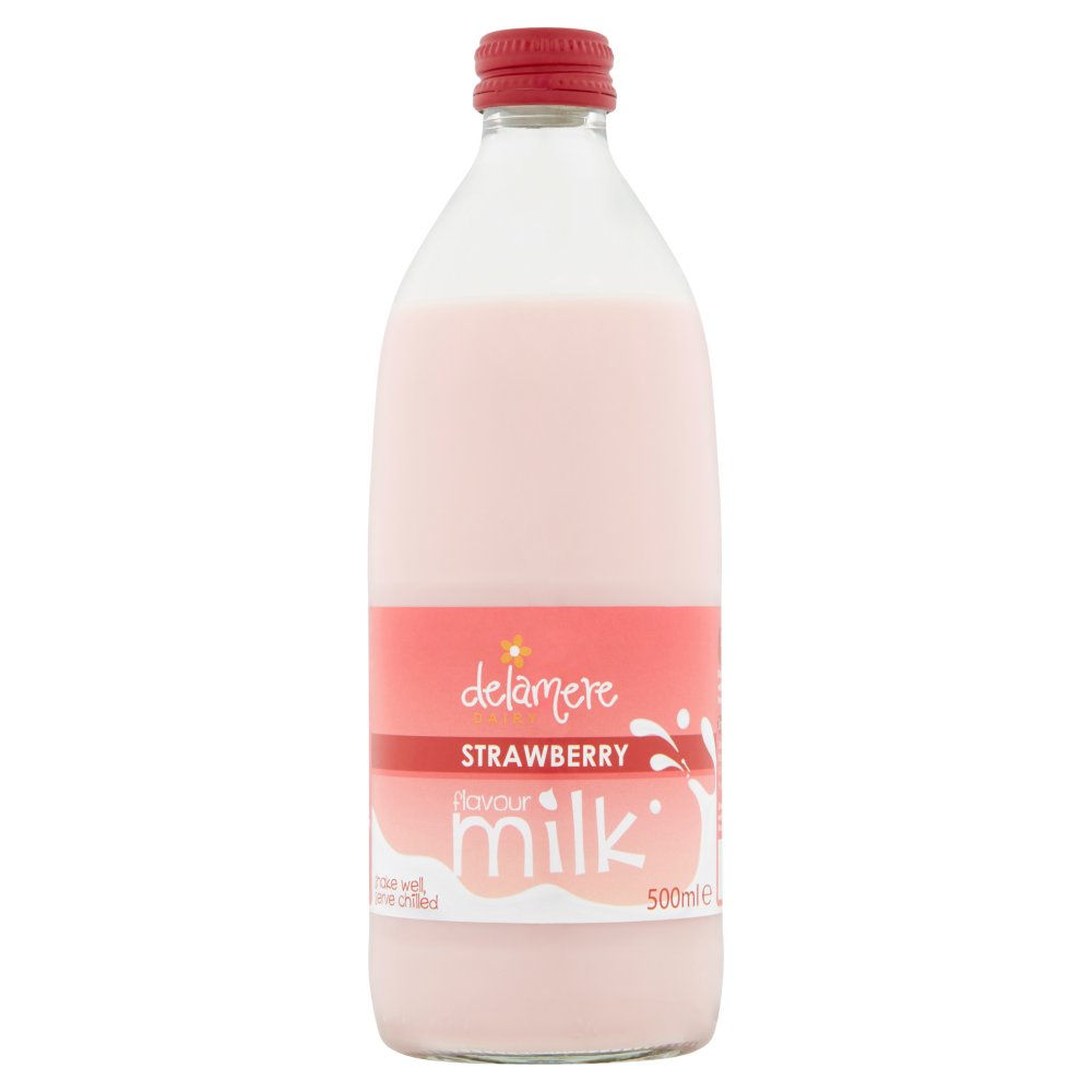 Delamere Dairy Strawberry Flavour Milk 500ml £1.59
