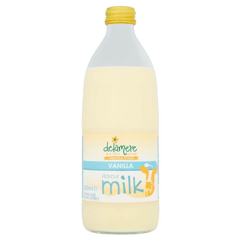 Delamere Dairy Vanilla Flavour Milk 500ml £1.49