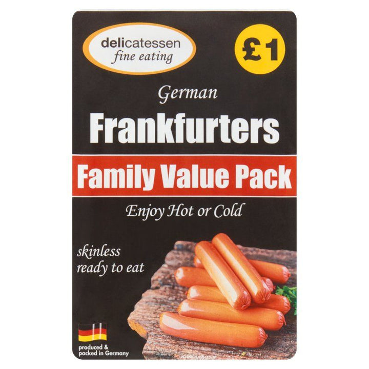 Delicatessen Fine Eating 12 Frankfurters 240g Price Marked £1.00