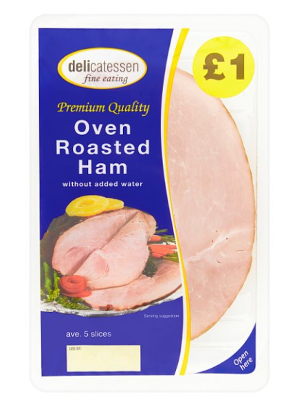Delicatessen Fine Eating Oven Roasted Ham 90g £1