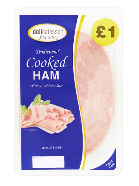 Delicatessen Fine Eating Traditional Cooked Ham 90g £1