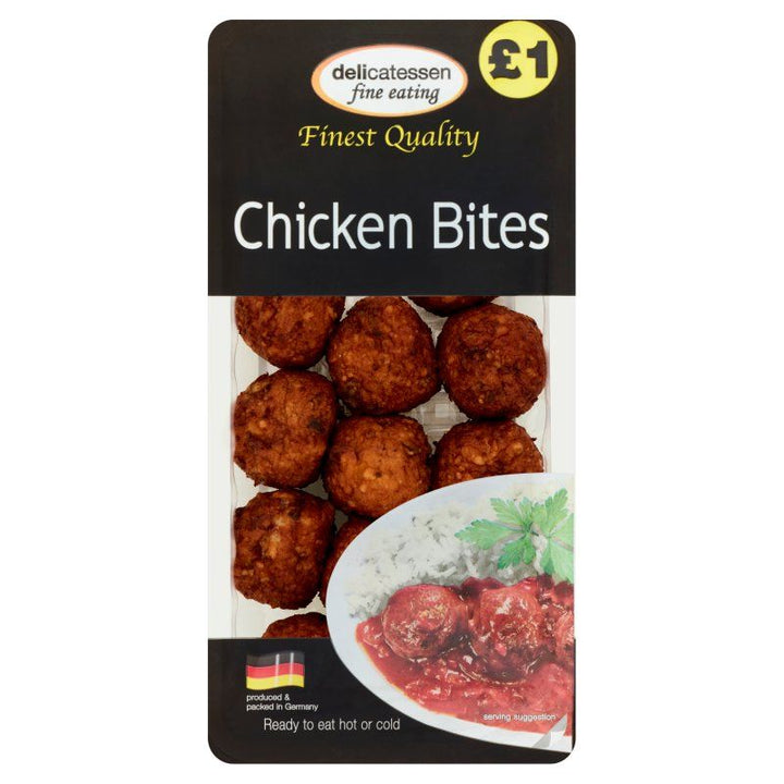 Delicatessen Finest Quality Chicken Bites 200g Price Marked £1