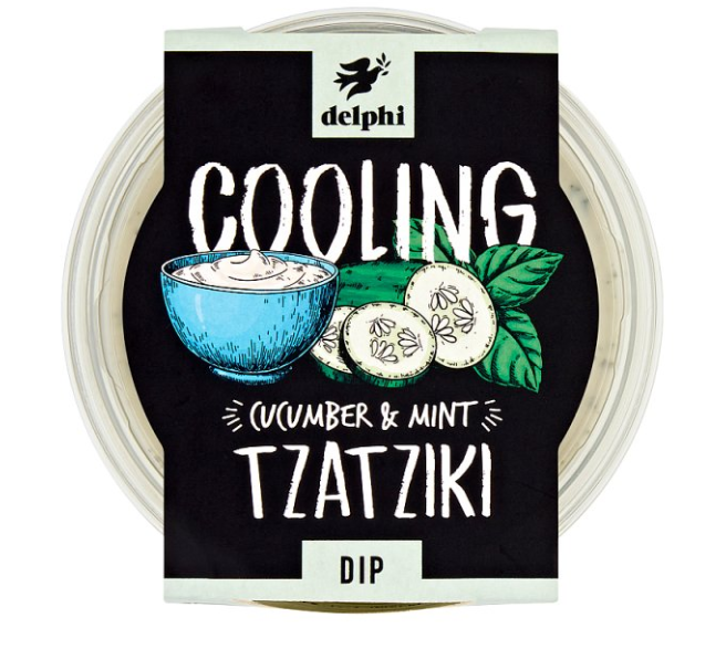 Delphi Tzatziki with Cucumber & Mint Dip 170g £1.59