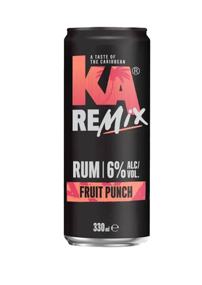 KA REMIX RUM 6% THE TASTE OF CARIBBEAN(ALCOHOLIC MIXER CANS) 330ML