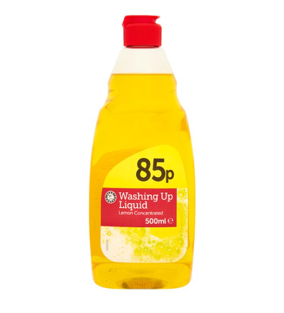 Es Washingup Liquid 500ml 85p - Lemon