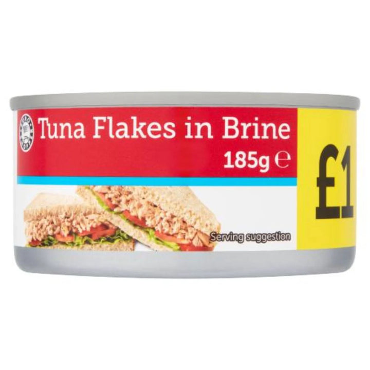 Euro Shopper - Tuna Flakes In Brine - 185g
