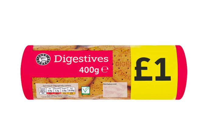 Euro Shopper Digestives 400g £1.00