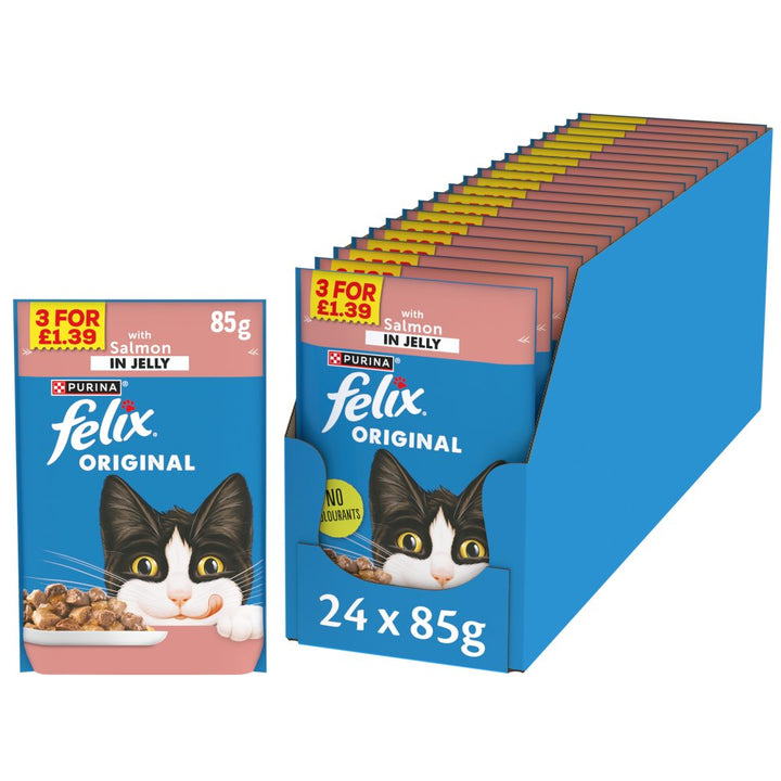 FELIX Original Wet Cat Food 85g PMP - Salmon