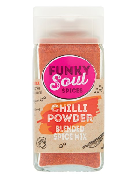 FUNKY Soul SPICES Chilli Powder Blended Spice Mix 39g £1.55