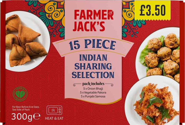 Farmer Jack's Indian Sharing Platter 300g  £3.5PM
