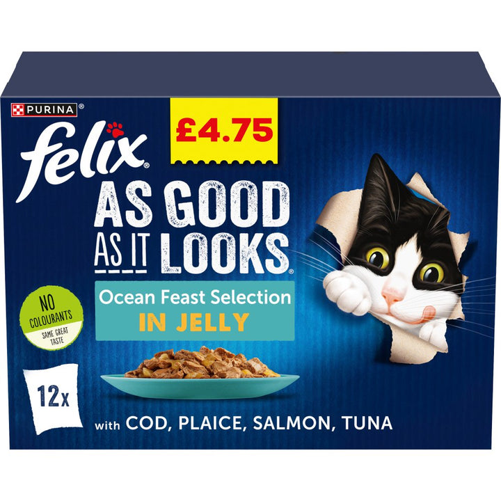 Felix Selection in Jelly 12 x 100g (1.2kg) - Ocean Feast Selection
