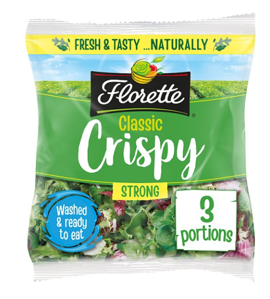 Florette Classic Crispy Salad 90g £1.29-Veg