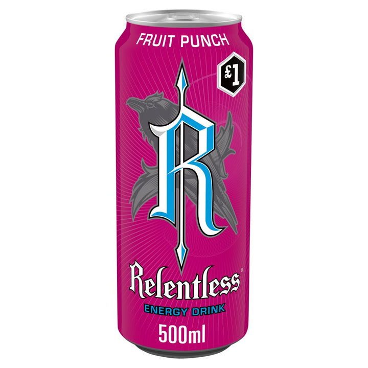 Relentless Energy Drink 500ml - Fruit Punch
