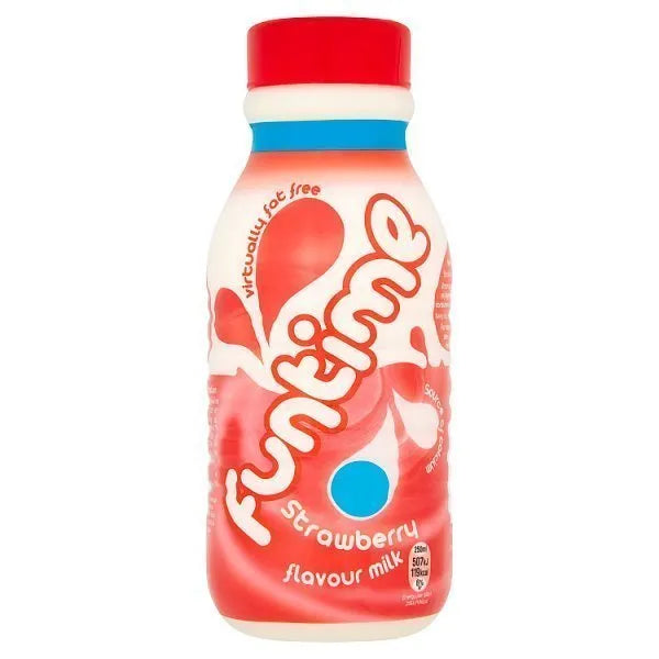 Funtime Strawberry Flavour Milkshake 500ml – D2D drops
