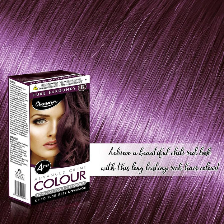 Glamorize Pure Burgundy Advanced Hair Dye