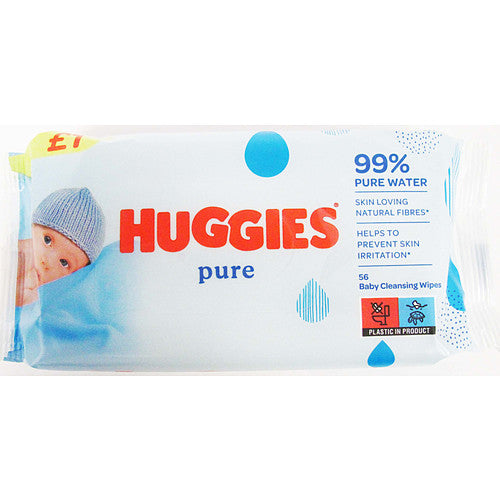 Huggies Pure Baby Wipes extra big