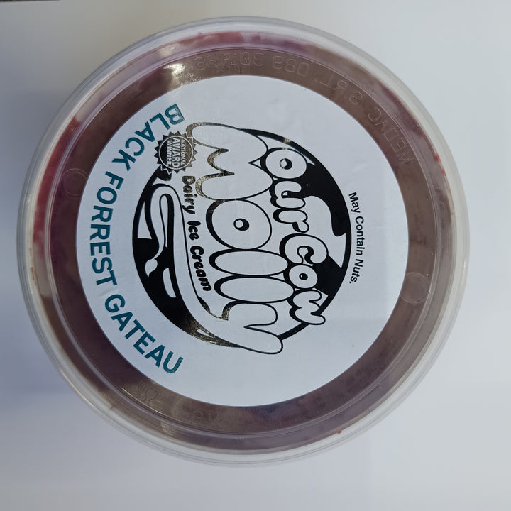 OurCowMolly 1Litre Black Forest Gateau IceCream - Blackforest Gateau